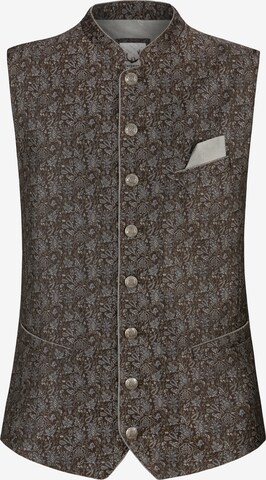 STOCKERPOINT Traditional Vest 'Edward' in Brown: front