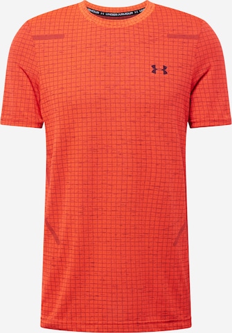 UNDER ARMOUR Funkční tričko – oranžová: přední strana