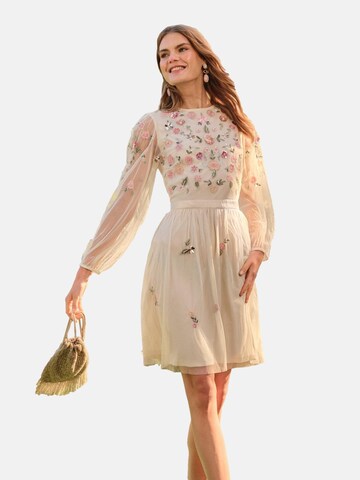 love & roses Jurk in Wit: voorkant