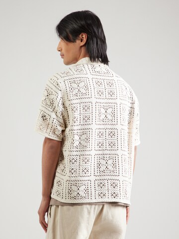 DRYKORN Comfort fit Button Up Shirt 'BIJAN_2' in White