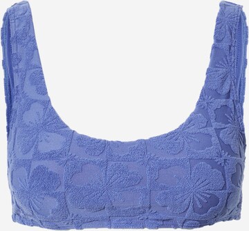 ROXY - Bustier Top de bikini 'SUN CLICK' en azul: frente