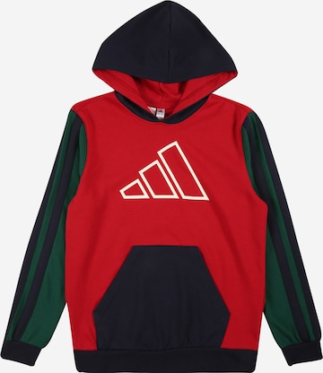 ADIDAS PERFORMANCE Athletic Sweatshirt in Red: front