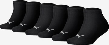 Chaussettes PUMA en noir : devant