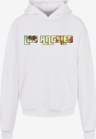 Merchcode Sweatshirt  'Grand Los Angeles' in Weiß: predná strana