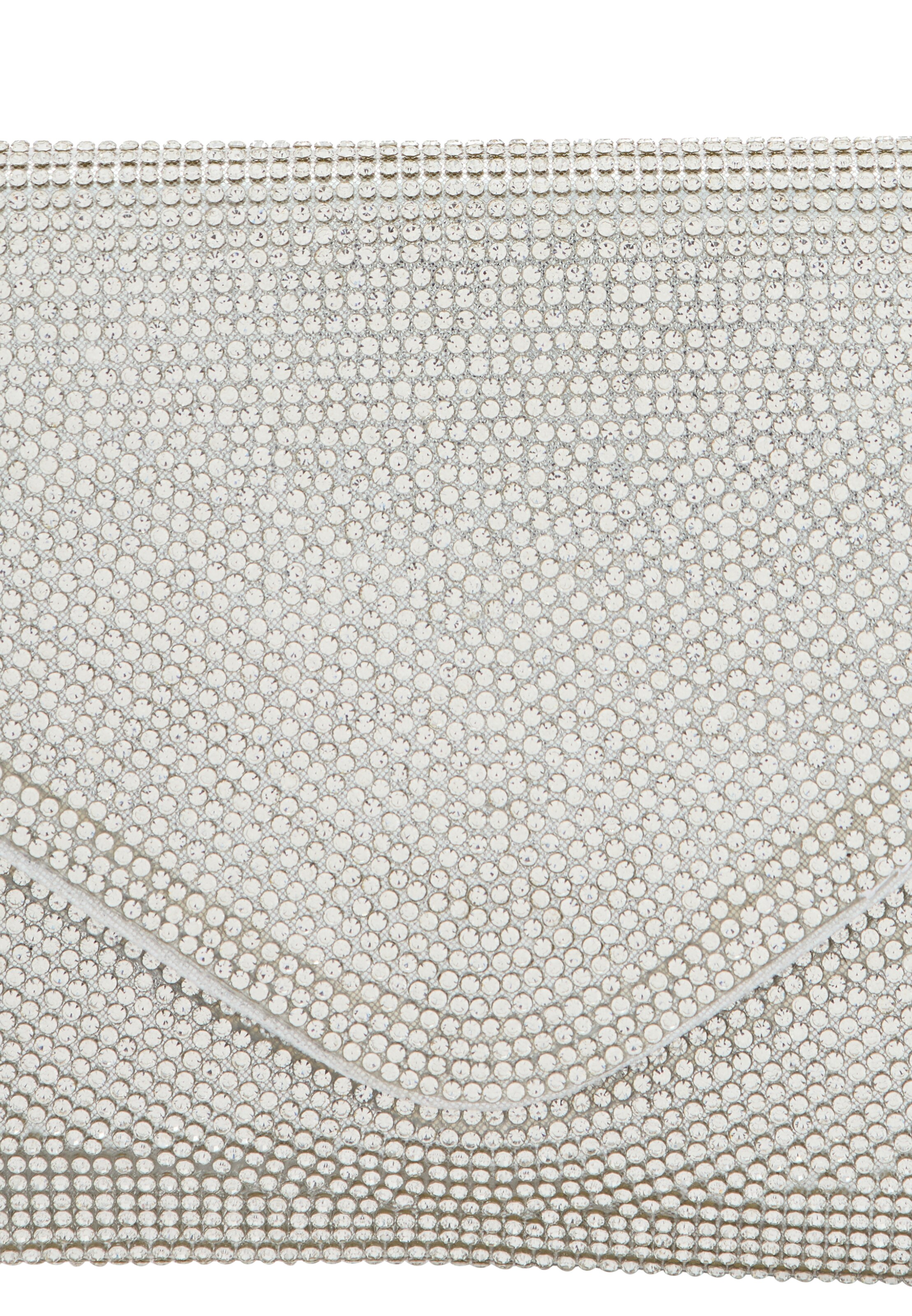 NAEMI Клатч в Серебристый