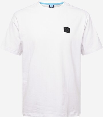 T-Shirt North Sails en blanc : devant