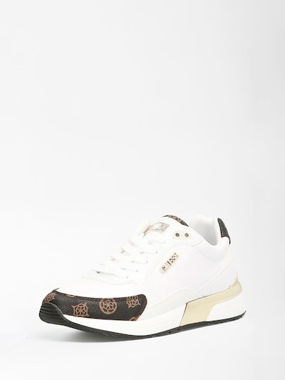 GUESS Platform trainers in Brown / Dark brown / White, Item view