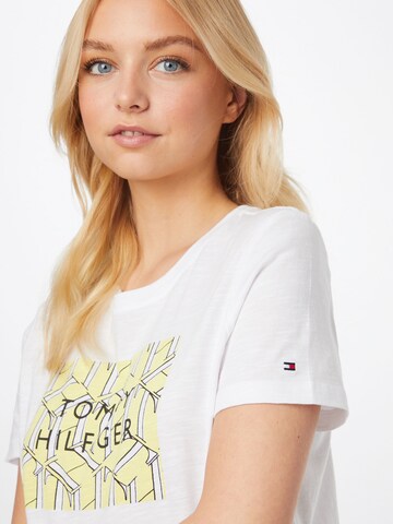 Tricou de la TOMMY HILFIGER pe alb