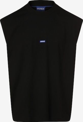 T-Shirt 'Navertz' HUGO Blue en noir : devant