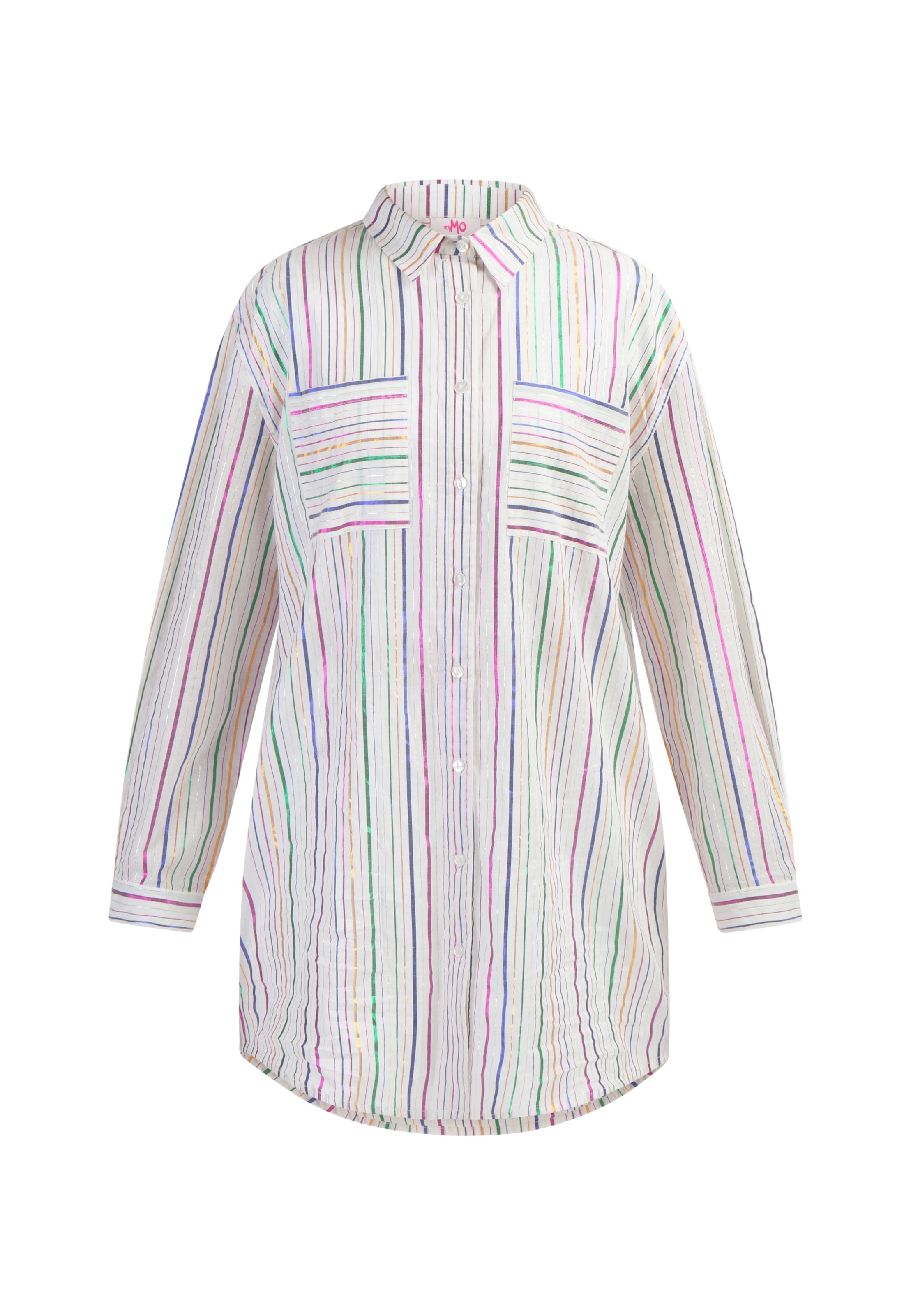 Chemisier MYMO en blanc : devant