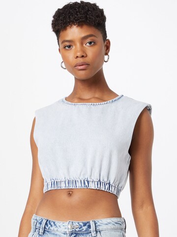 Gina Tricot Top in Blauw: voorkant