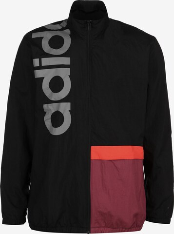 ADIDAS SPORTSWEAR Sportjacke in Schwarz: predná strana