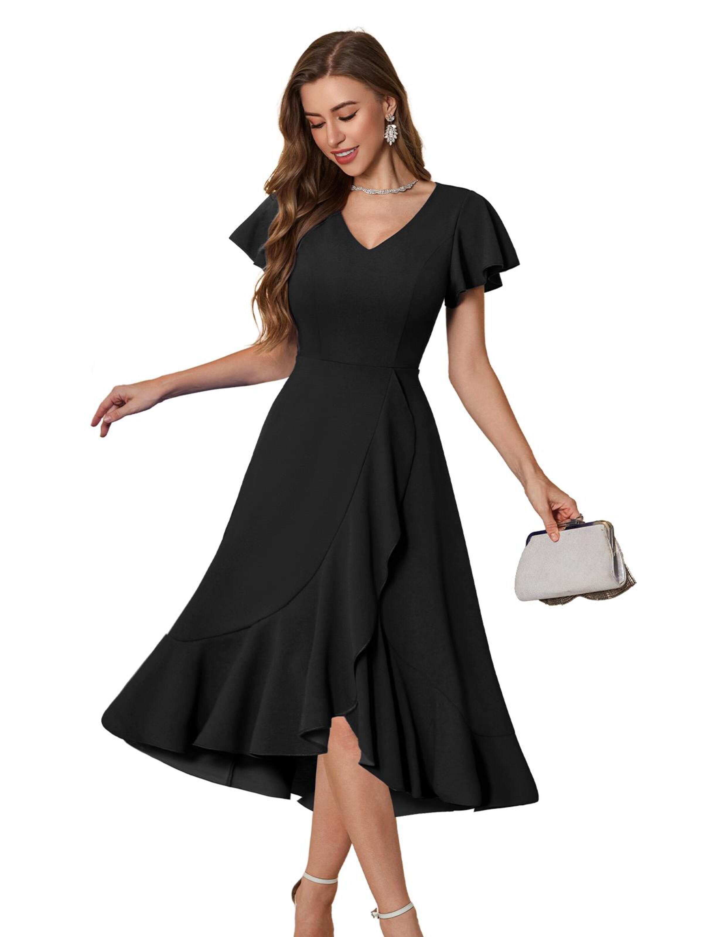 Zapaka Cocktailkleid‌‌‌‌‌‌‌‌‌ in Schwarz