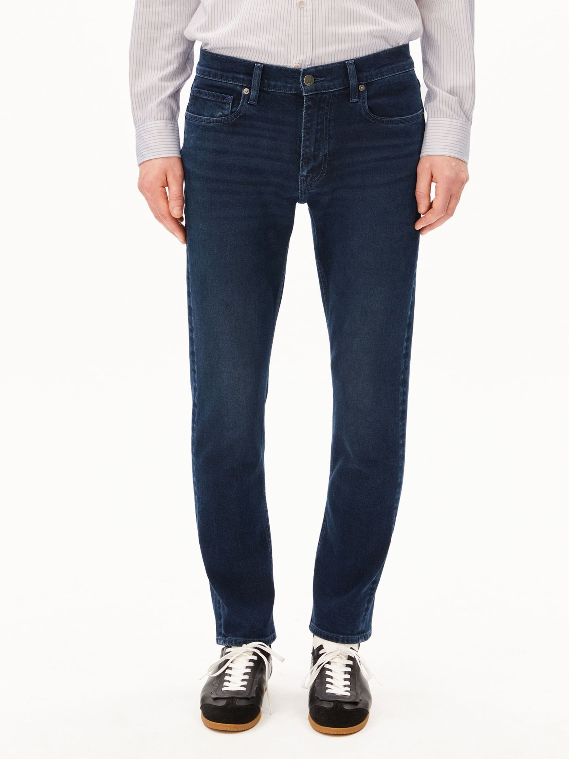 Coupe slim Jean ARMEDANGELS en bleu : devant