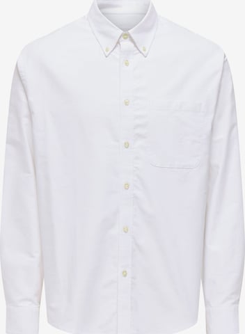 Only & Sons Overhemd 'ONSOxford' in Wit: voorkant