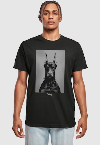 T-Shirt 'Dawg' Mister Tee en noir : devant