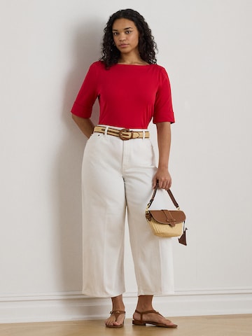 Lauren Ralph Lauren Plus - Camisa 'JUDY' em vermelho