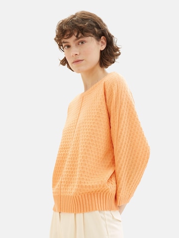 TOM TAILOR Pullover in Orange