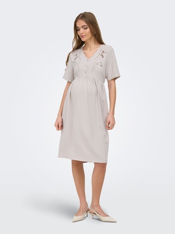 Only Maternity Dress 'OLMEvalou' in Beige