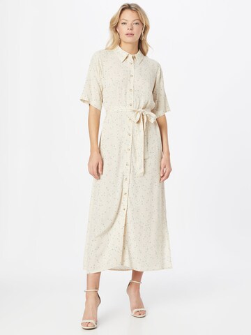 Robe-chemise 'Rufus' modström en beige : devant