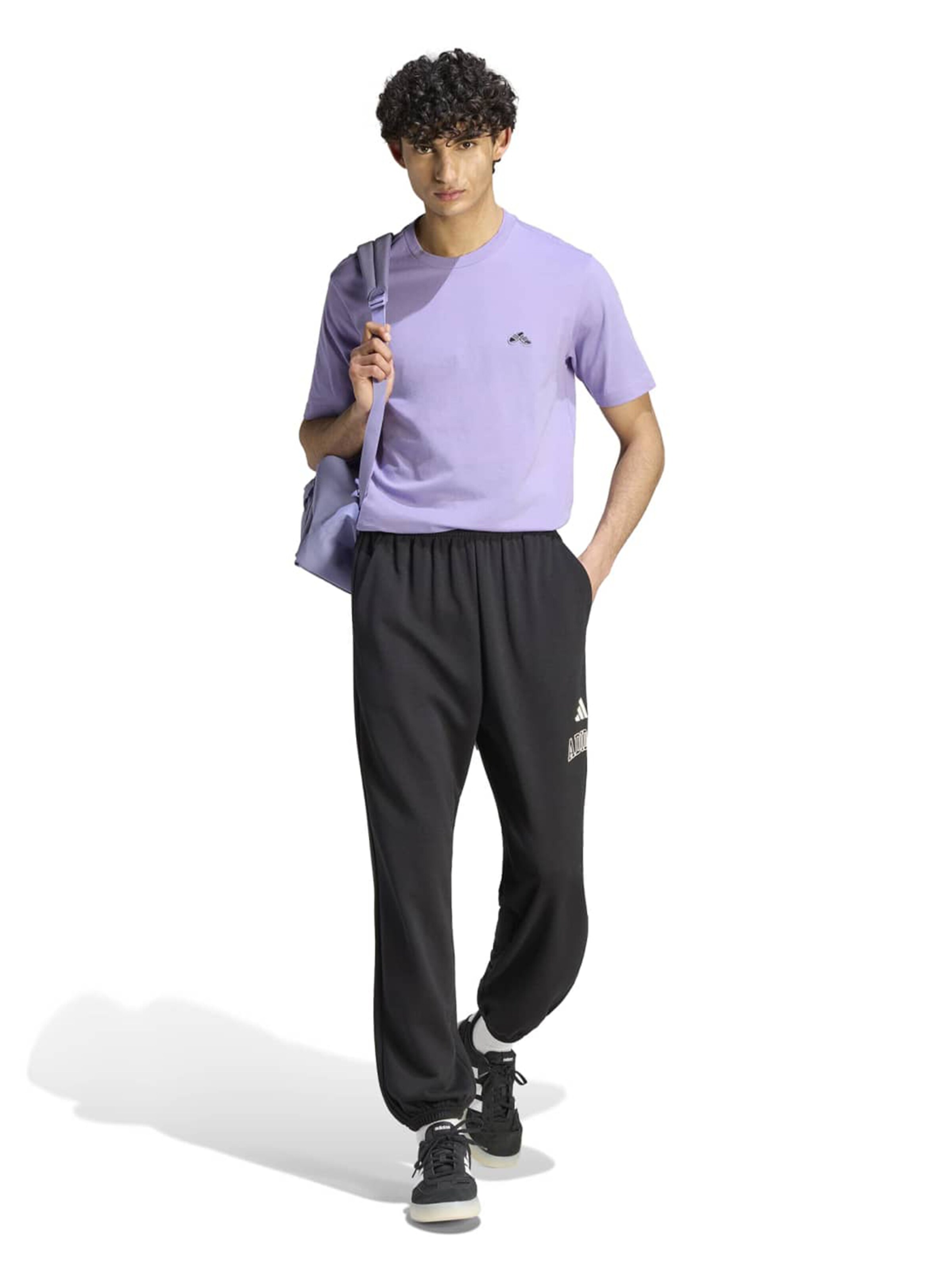 ADIDAS SPORTSWEAR Λειτουργικό μπλουζάκι 'SLIDE' σε λιλά