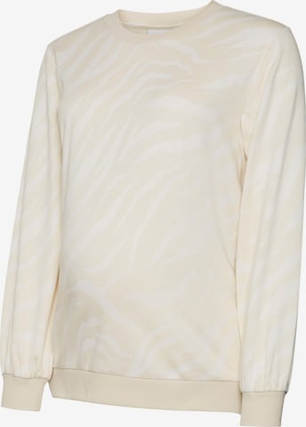 MAMALICIOUS Shirt in Beige: voorkant