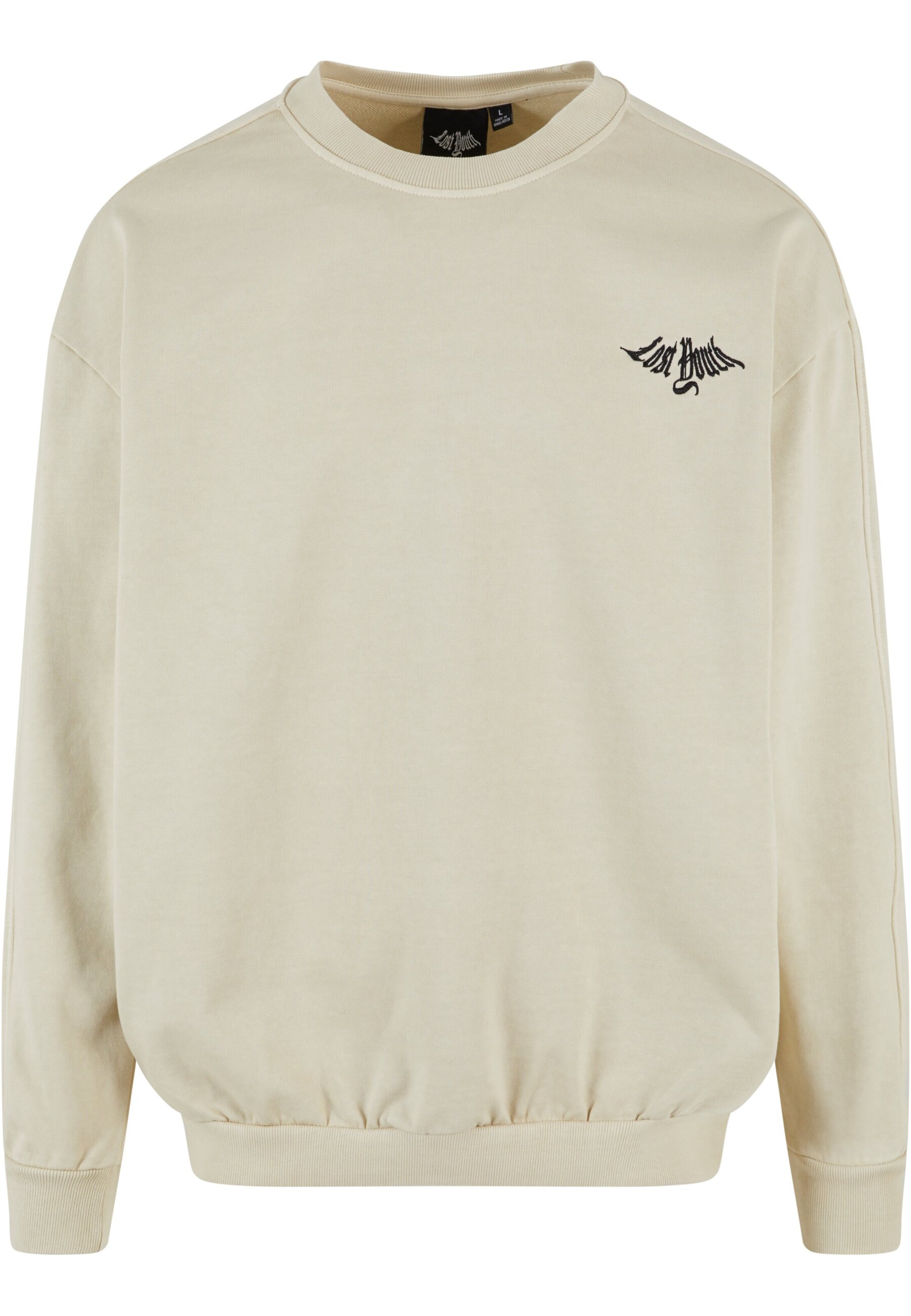 Sweat-shirt 'Terry Classic' Lost Youth en beige : devant