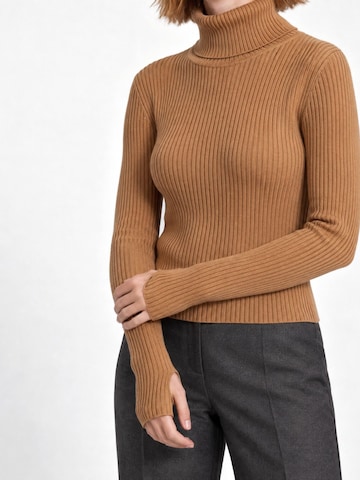 RYVAN Svetr 'Pullover' – hnědá