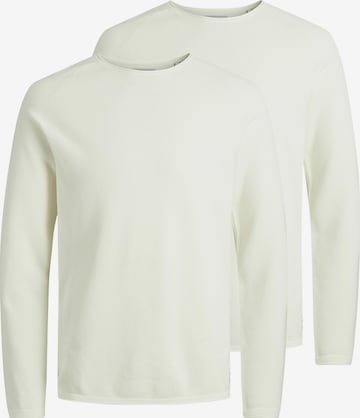 JACK & JONES Sweater 'Hill' in White: front