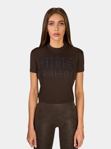 Made By Society Shirt 'Tricou SKIM - T27472' in Brown