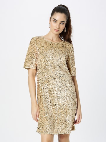 PIECES Kleid 'Kam' in Gold: predná strana