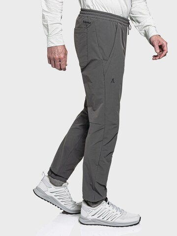 Schöffel Slimfit Outdoorbroek 'Vienna ' in Grijs