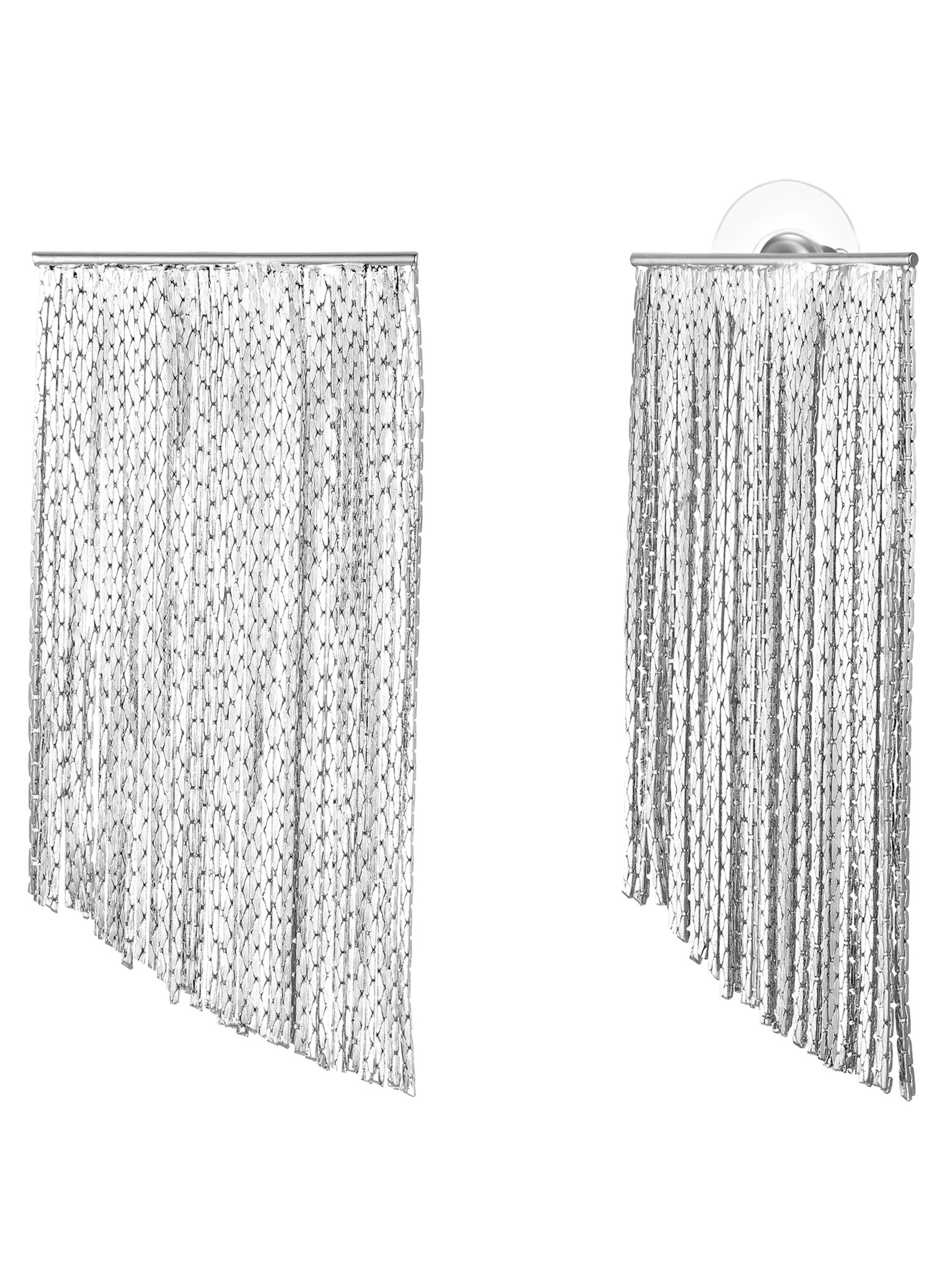 Yokoamii Earrings in Silver: front