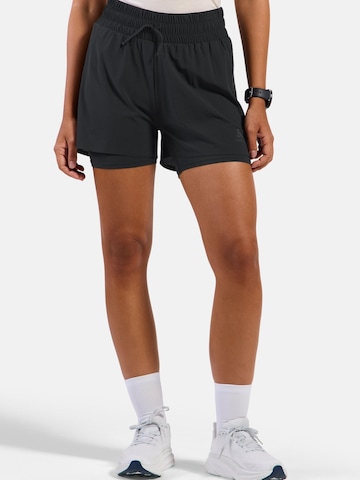 ODLO Regular Workout Pants 'ZEROWEIGHT 3 INCH' in Black