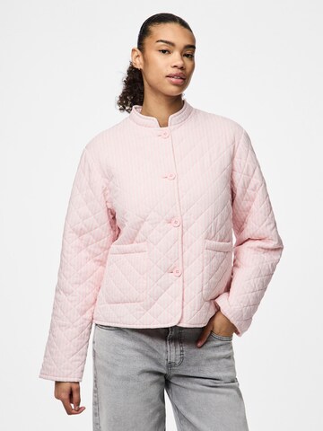 PIECES Overgangsjakke 'PCSarolina' i pink: forside