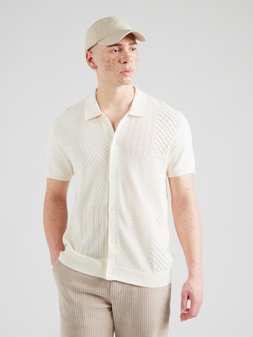 GAP Regular fit Overhemd in Wit: voorkant