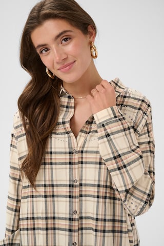 Cream - Blusa 'Uma' en beige