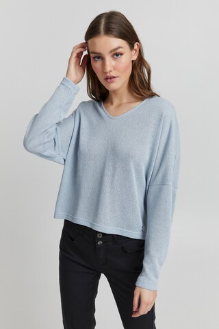Oxmo Sweater 'KATLA' in Blue: front
