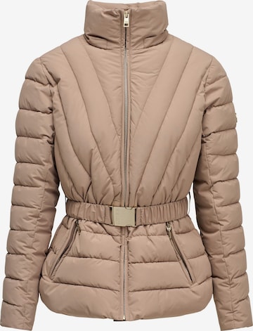 Salsa Jeans Winter Jacket in Brown: front