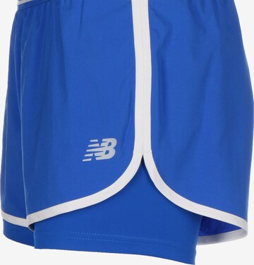 Regular Pantalon de sport 'Relentless 2in1' new balance en bleu