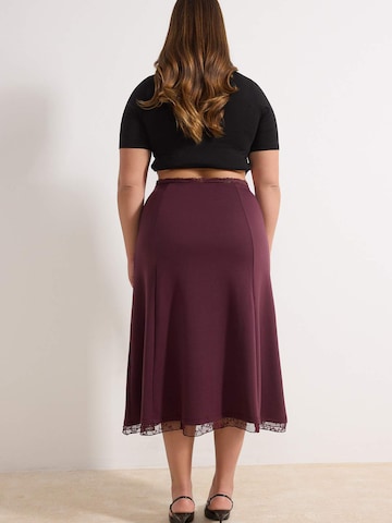 Trendyol Curve Φούστα σε λιλά