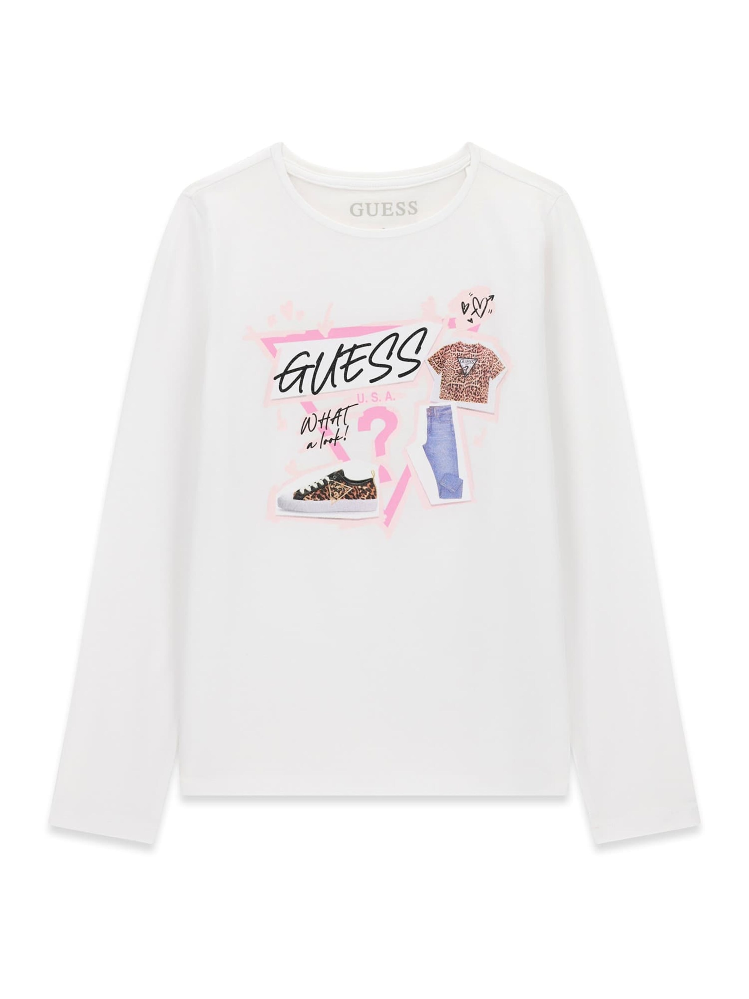 GUESS Shirt in Weiß: Vorderseite