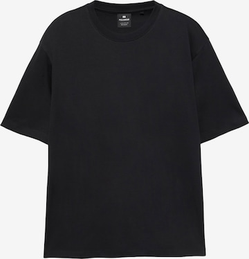 Pull&Bear Koszulka w kolorze czarny: przód