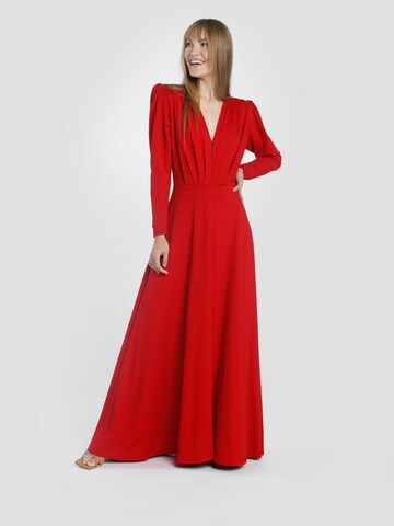 Madnezz House Jurk in Rood: voorkant