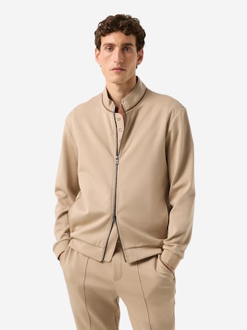 BOGNER Sweatjacke in Beige: Vorderseite
