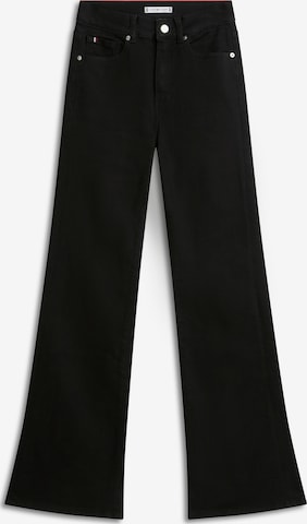 TOMMY HILFIGERFlared/zvonoliki kroj Traperice - crna boja: prednji dio