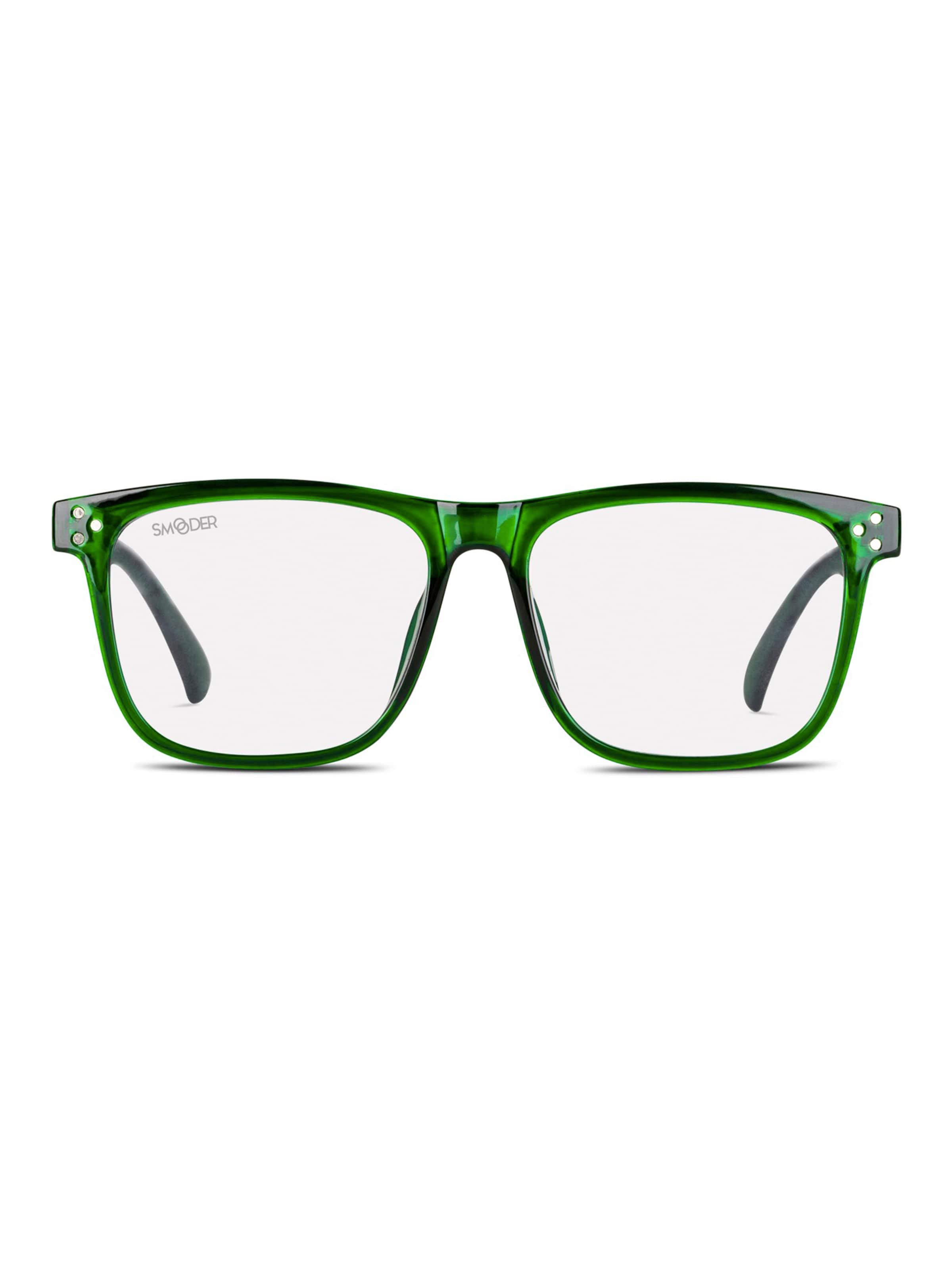 Smooder Glasses 'Ampere Blue Light' in Green