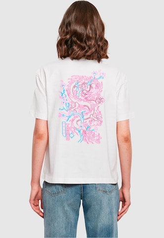 T-shirt 'Tokyo Dragon' Mister Tee en blanc : devant