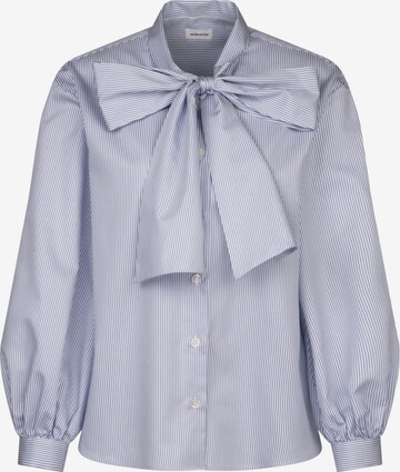 SEIDENSTICKER Blouse 'Schwarze Rose' in Blauw: voorkant