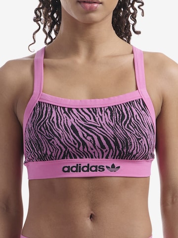 ADIDAS ORIGINALS T-shirt Bra in Pink: front